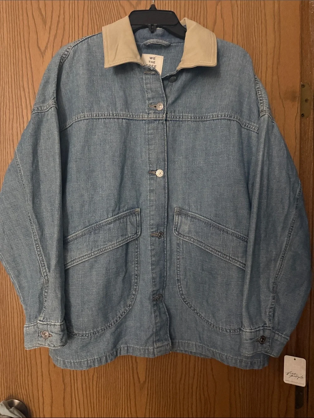 NWT We The Free Lemon Denim Jacket - Picture 10 of 10